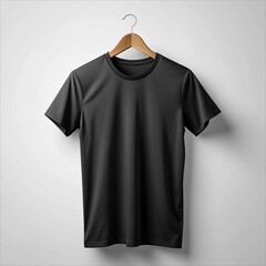 black t shirt mockup