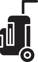 Luggage Glyph Icon
