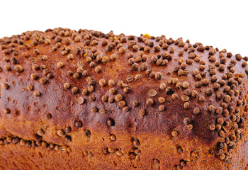 Borodino bread with malt and cumin