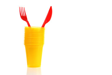 colored plastic utensils