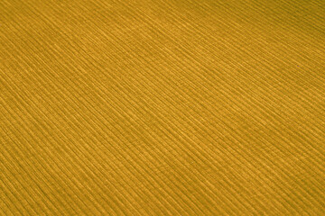 Textured corduroy furniture fabric in yellow colors
