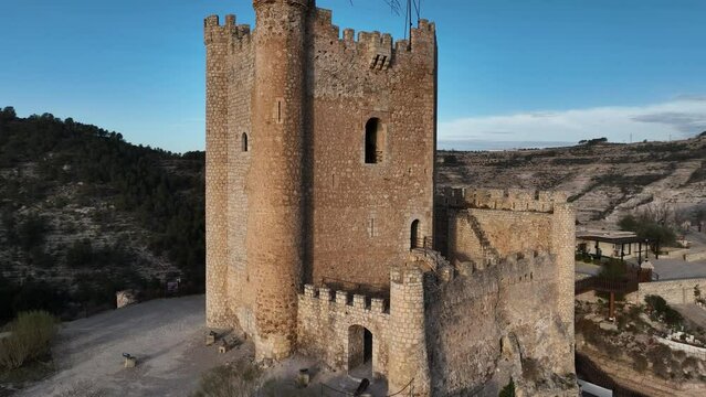 Castillo de Alcala del Jucar en Castilla la Mancha