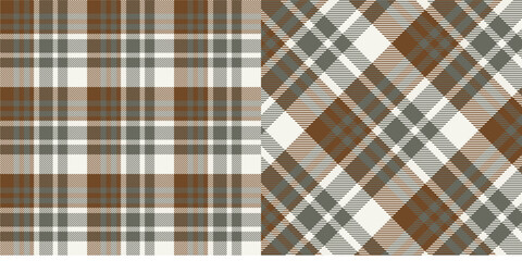 Vector checkered pattern or plaid pattern . Tartan, textured seamless twill for flannel shirts, duvet covers, other autumn winter textile mills. Vector Format