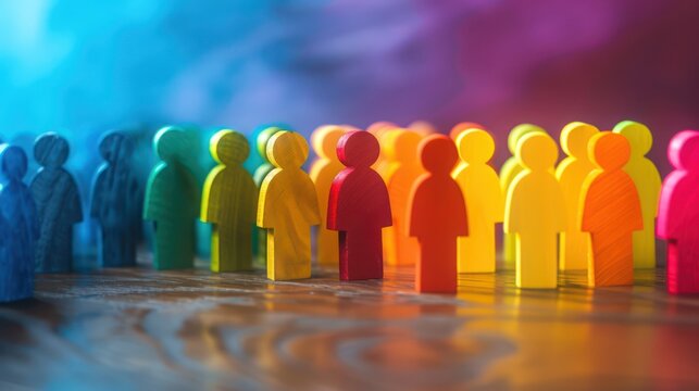 Diverse concept business background banner.