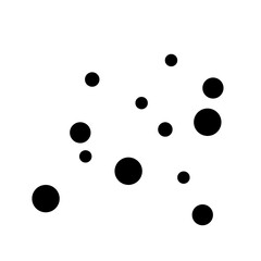 Black Dots Abstract Pattern