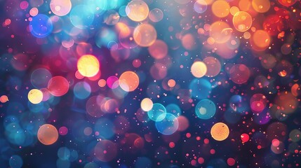 Obraz na płótnie Canvas Sparkling bokeh background with colorful lights