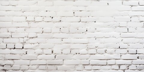 White wall made of bricks, Background.