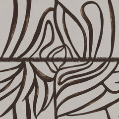 Abstract Zebra Stripes Background repeating in a Seamless Pattern