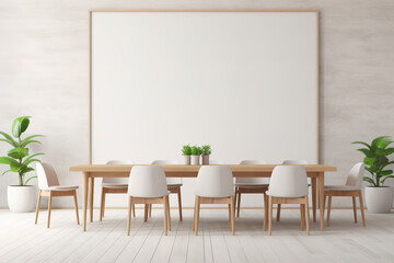 interior of modern room with furniture.