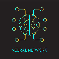  Neural Network Icon - Inspired by the Brain.