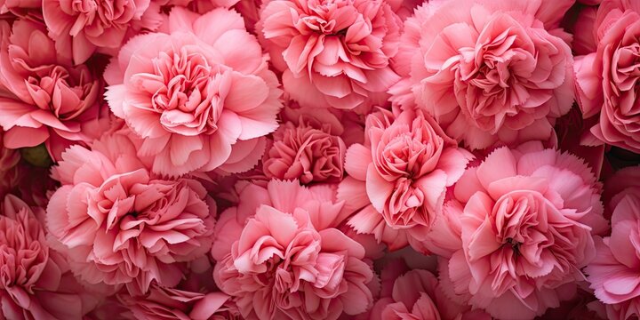Carnation flower texture closeup for fashion background.
