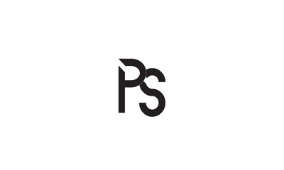 PS, SP, P, S Abstract Letters Logo Monogram	
