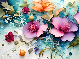 abstract floral background