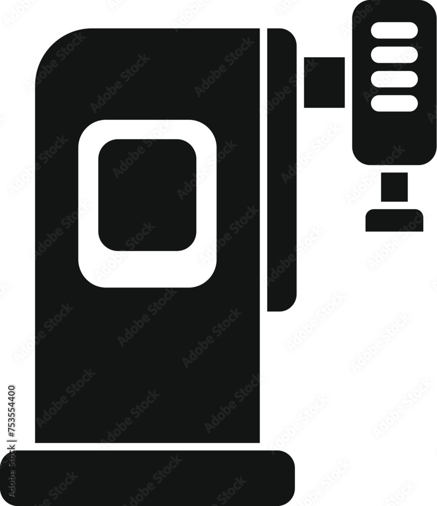 Poster numerical cnc machine icon simple vector. tool industry. beam laser control