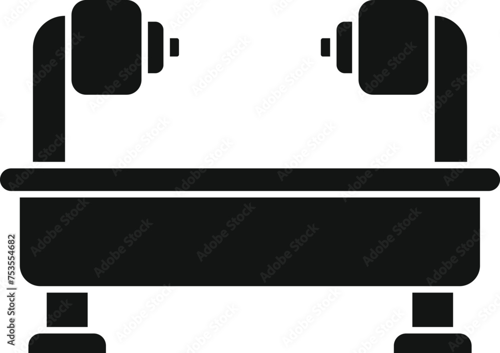 Aufkleber machinery complex icon simple vector. pressing numerical. tool press laser