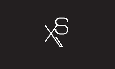  XS, SX, X, S Abstract Letters Logo Monogram