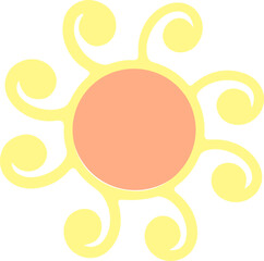 Summer Sun Drawn