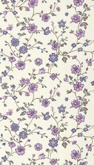 Ramadan inspired pastel floral crescent moon symbolizes growth and renewal with delicate florals.