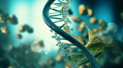 Genetic engineering advancements biology - obrazy, fototapety, plakaty