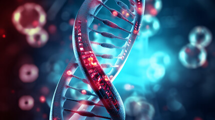 Genetic engineering advancements revolutionize biology - obrazy, fototapety, plakaty