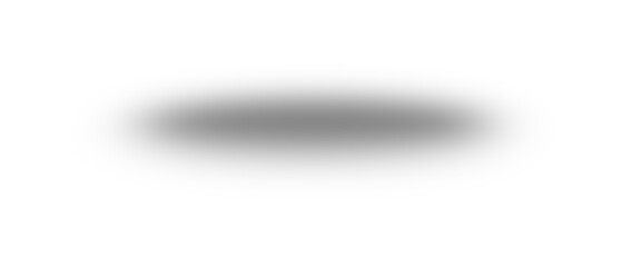 Soft shadow ellipse isolated on transparent background