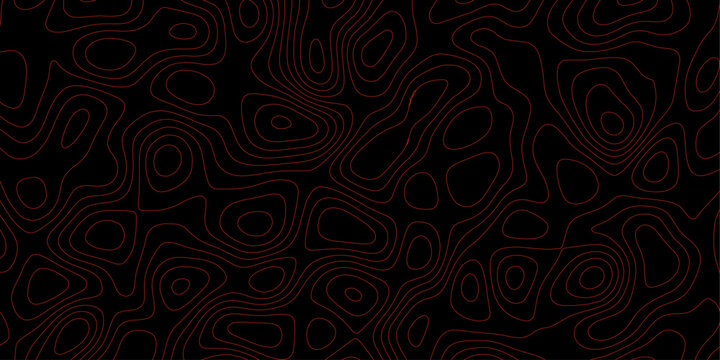 Black Red desktop wallpaper horizontal lines strokes on earth map,aluminum background,round strokes.vector design lines vector topography.striped abstract high quality.
