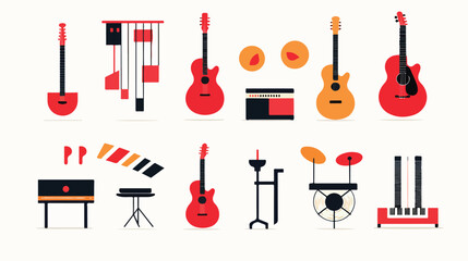 Music icon template design