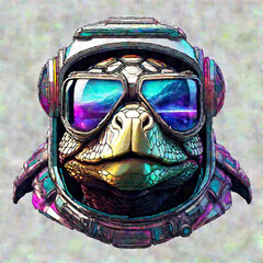 A Tortoise Astronaut