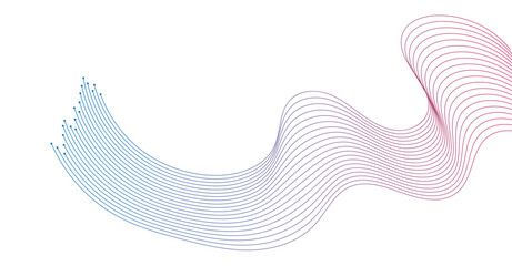 abstract wavy lines background element. Suitable for AI, tech, network, science, digital technology theme
