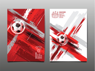 Soccer Template design , Football banner, Sport layout design, Sketch, Drawing, vector ,abstract