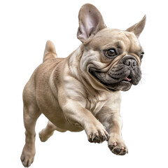 Fototapeta premium french bulldog isolated on white background