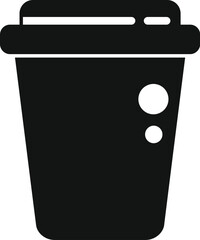 Care patient cup icon simple vector. Water glass for pills. Venue facility room