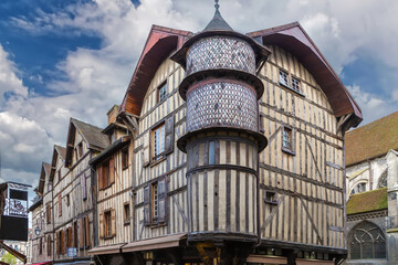 Street in Troyes, France