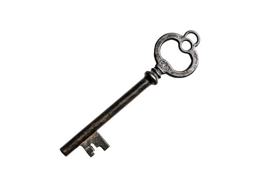 Collection of Rusty Keys and Keychains