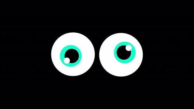 Eye Animation 4K On Alpha