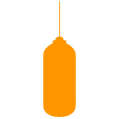 Yellow Lantern Ramadan Kareem Vector Icon 