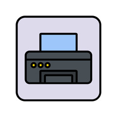 Print Vector Icon