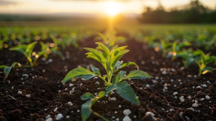 Heat-resistant crops in sustainable agriculture promote adaptation to climate change in the field.
