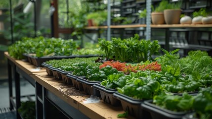 Hydroponic farming setup, showcasing soil-less agriculture technology.