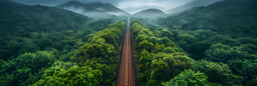 road to the mountains,
Aerial View of a Long Wooden Trestle Bridge 