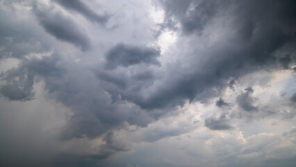  Dark sky with stormy clouds. Dramatic sky rain,Dark clouds before a thunder-storm.
