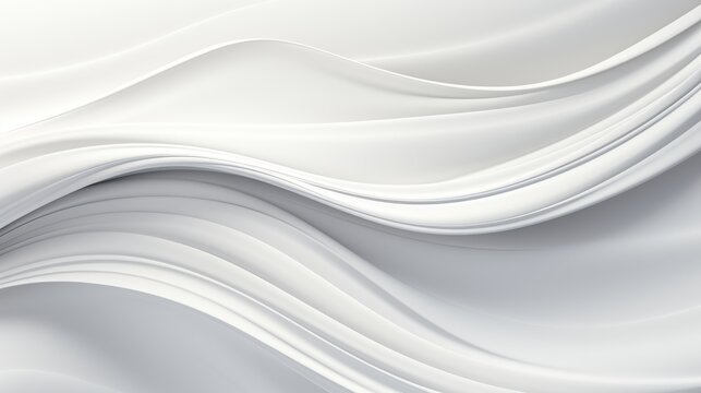 Delicate minimalist white abstract background with a touch of magic and elegance © Ilja