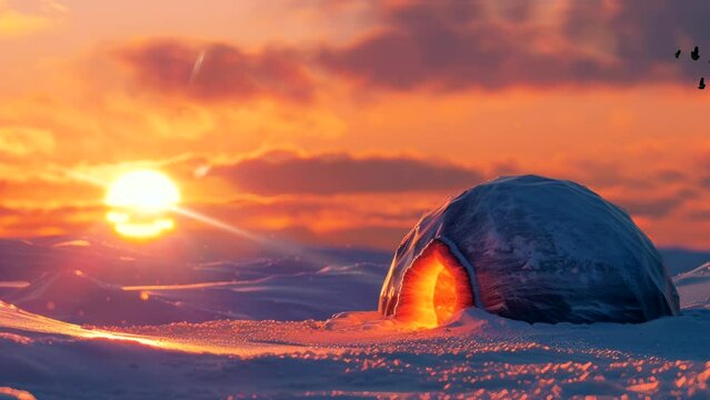 Frozen Abode on Arctic Isle: The Igloo Chronicles