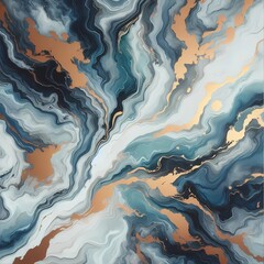 Blue background marble abstract texture pattern gold watercolor gray white dark paint green luxury