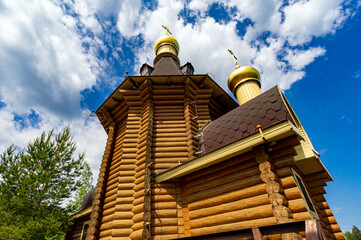 St. Andrew the First-Called Church on the Vuoksa River, Russia.