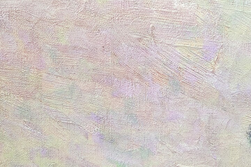 Light pastel strokes of oil paint on canvas, a background.