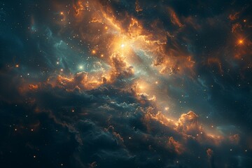 Abstract cosmos background