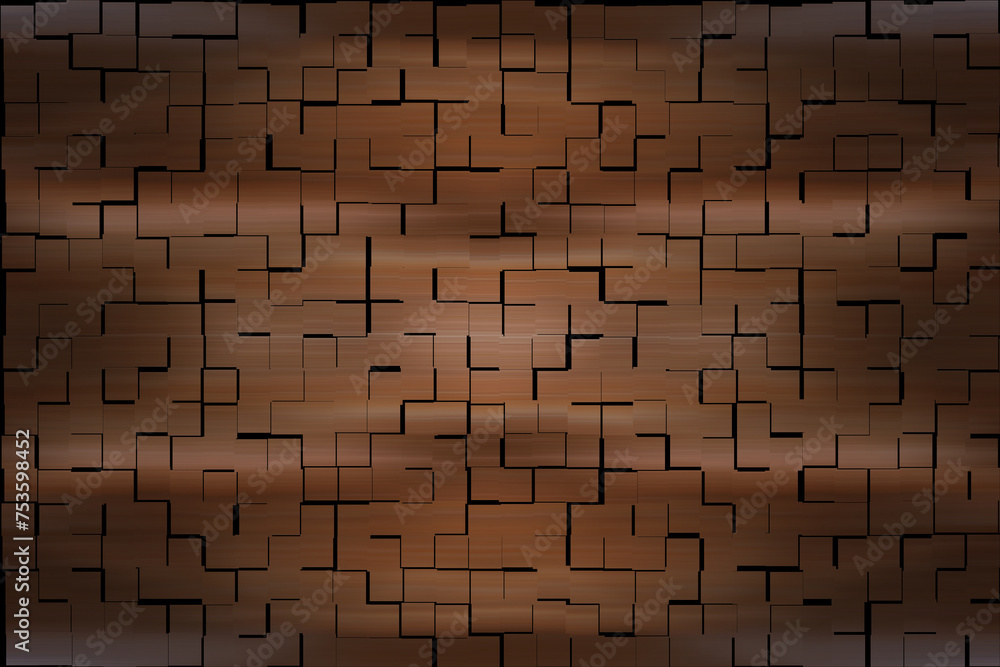 Poster smooth wood texture block pattern