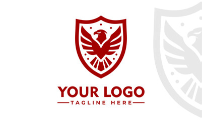 Vintage Hawk Logo Vector - Professional Eagle Design for Business Identity - Unique and High-Quality Branding Symbol