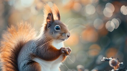 a cinematic and Dramatic portrait image for chipmunk